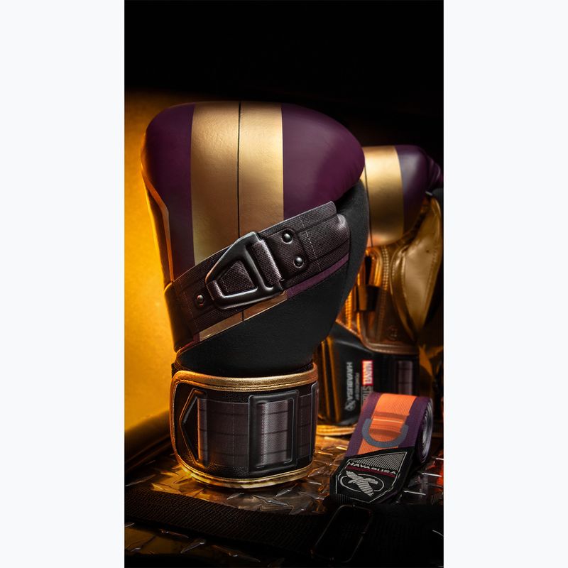 Bokso pirštinės Hayabusa Marvel's Batroc purple/gold 12