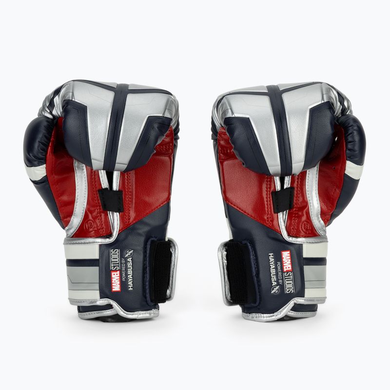 Bokso pirštinės Hayabusa Marvel's Captain America silver/blue 3