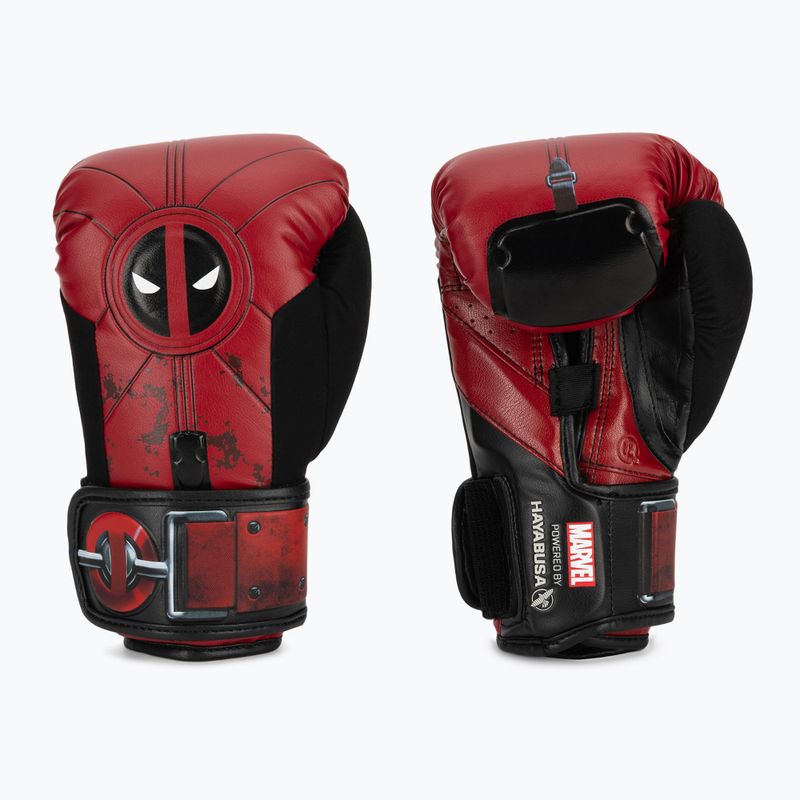 Bokso pirštinės Hayabusa Deadpool red/black
