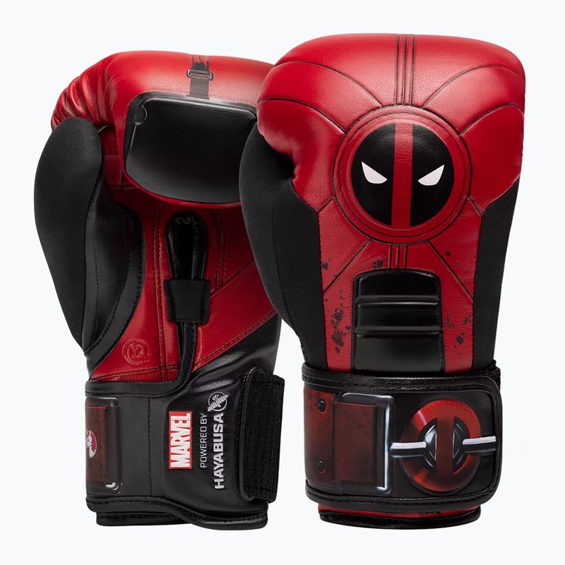 Bokso pirštinės Hayabusa Deadpool red/black