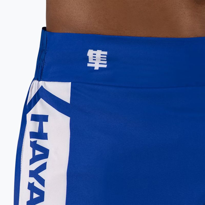 Vyriški treniruočių šortai Hayabusa Icon Kickboxing blue/white 6