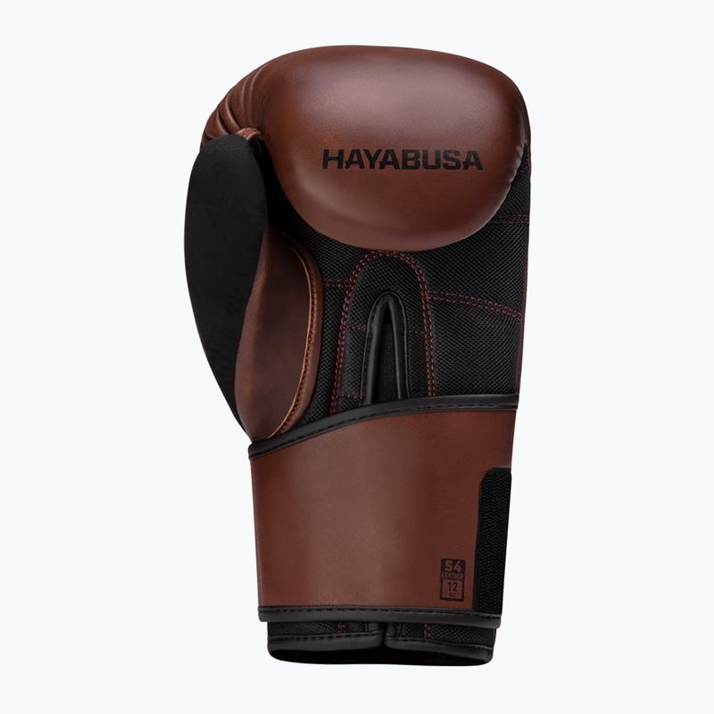 Hayabusa S4 Odinės rudos bokso pirštinės S4LBG 2