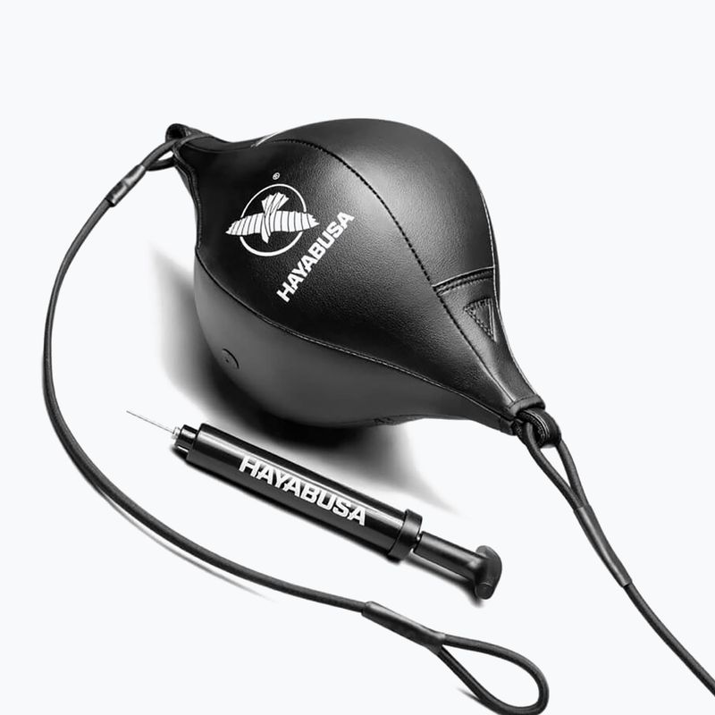Hayabusa dvigubo galo krepšys boksui Pear Black PTS3DEB-BK 2