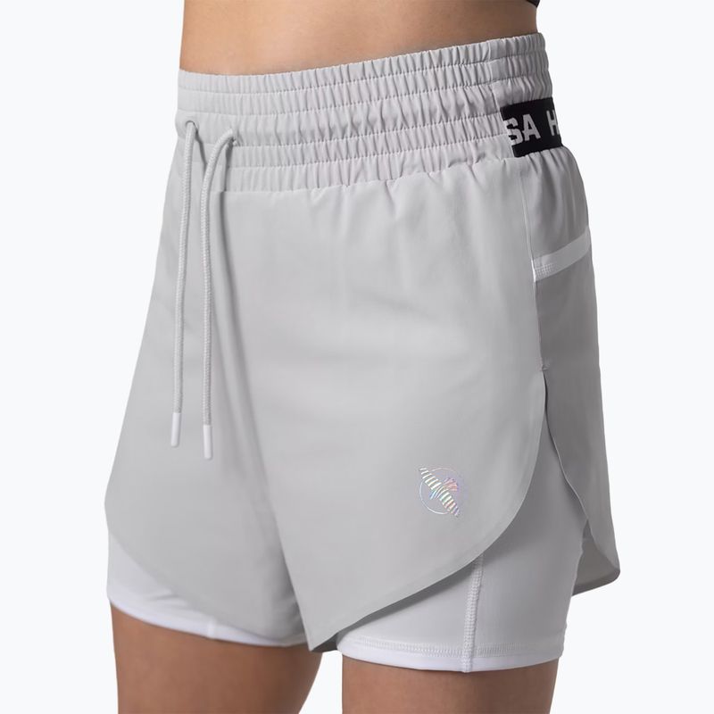 Moteriški treniruočių šortai Hayabusa Mid Rise Layered grey