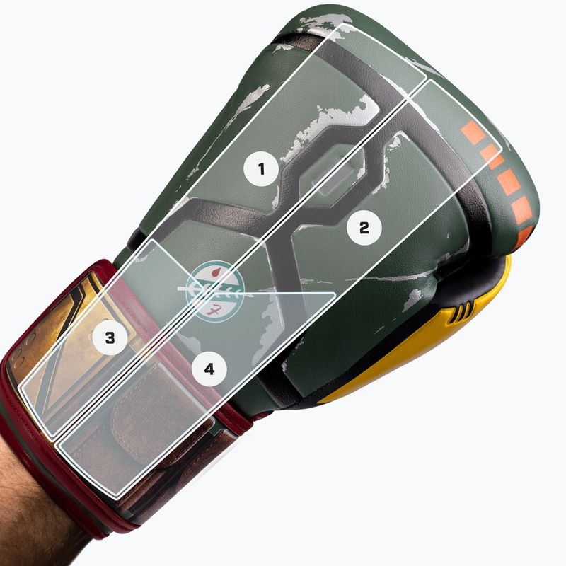 Pirštinės Hayabusa Star Wars Boba Fett green/yellow 13