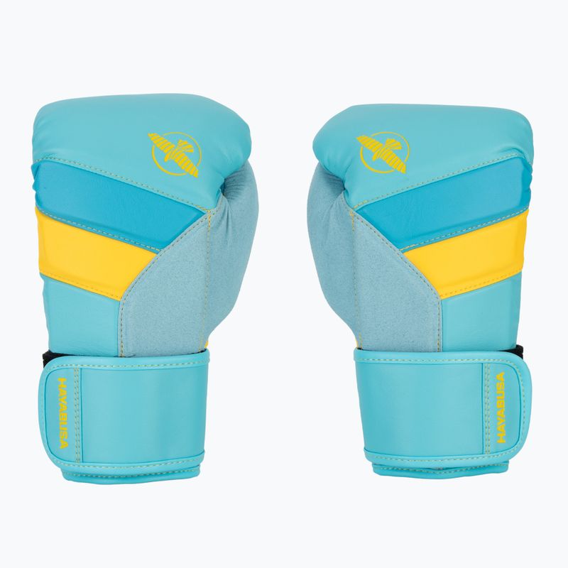 Bokso pirštinės Hayabusa T3 blue/yellow 2