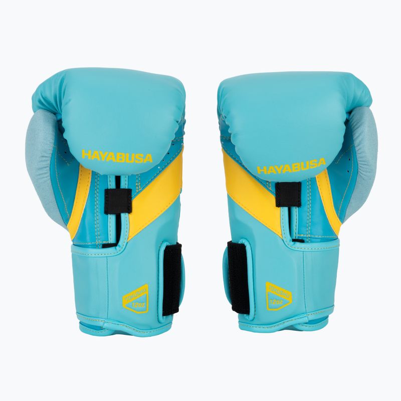 Bokso pirštinės Hayabusa T3 blue/yellow 3