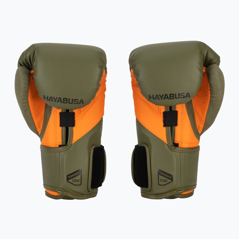 Bokso pirštinės Hayabusa T3 green/orange 3