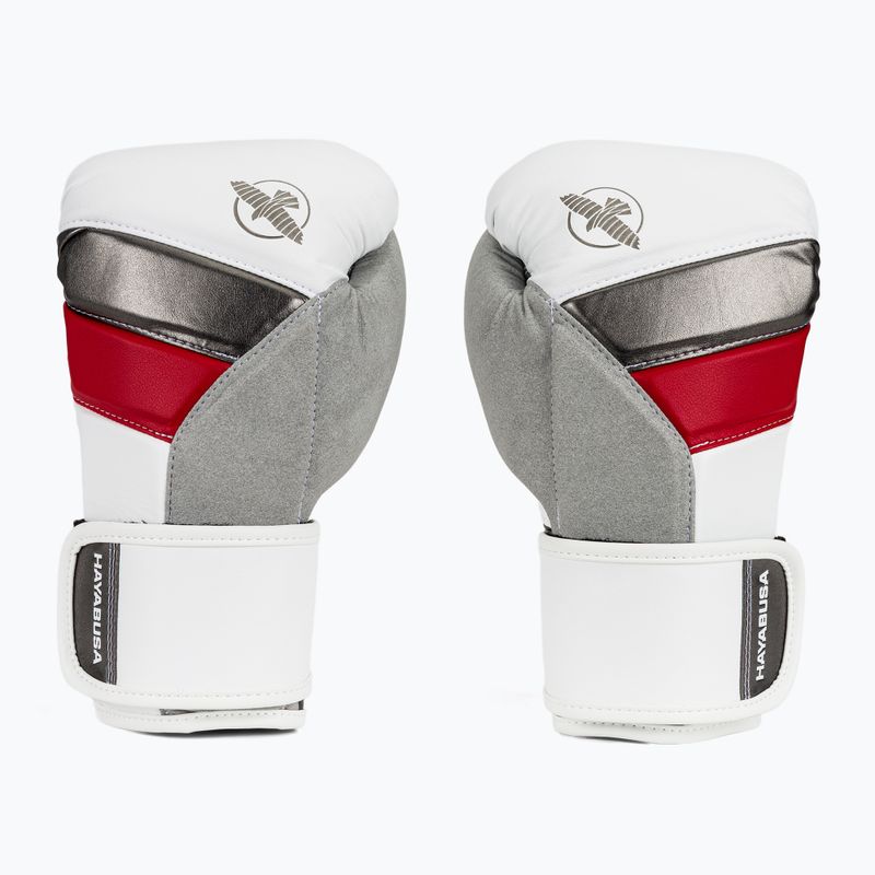 Bokso pirštinės Hayabusa T3 white/red 2