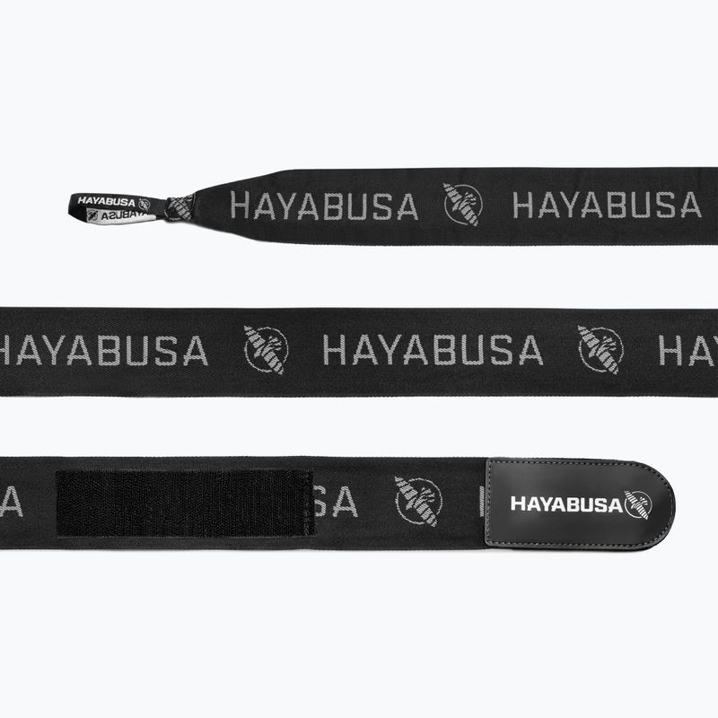 Bokso tvarsčiai Hayabusa Premium Jacquard Handwraps 450 cm black 3