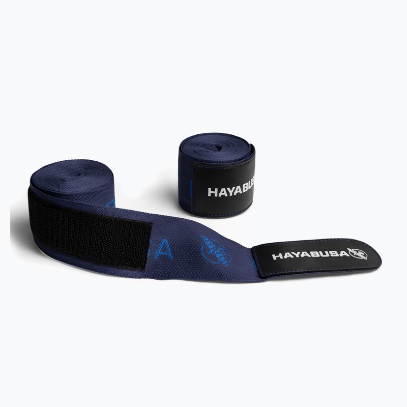 Bokso raiščiai Hayabusa Deluxe Jacquard Handwraps 450 cm blue 2