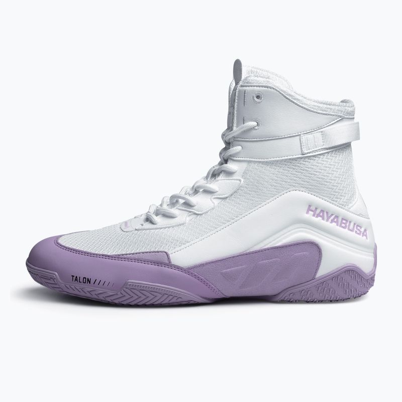 Bokso bateliai Hayabusa Talon Boxing white/lavender 2