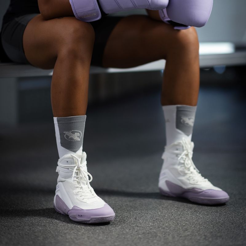 Bokso bateliai Hayabusa Talon Boxing white/lavender 6