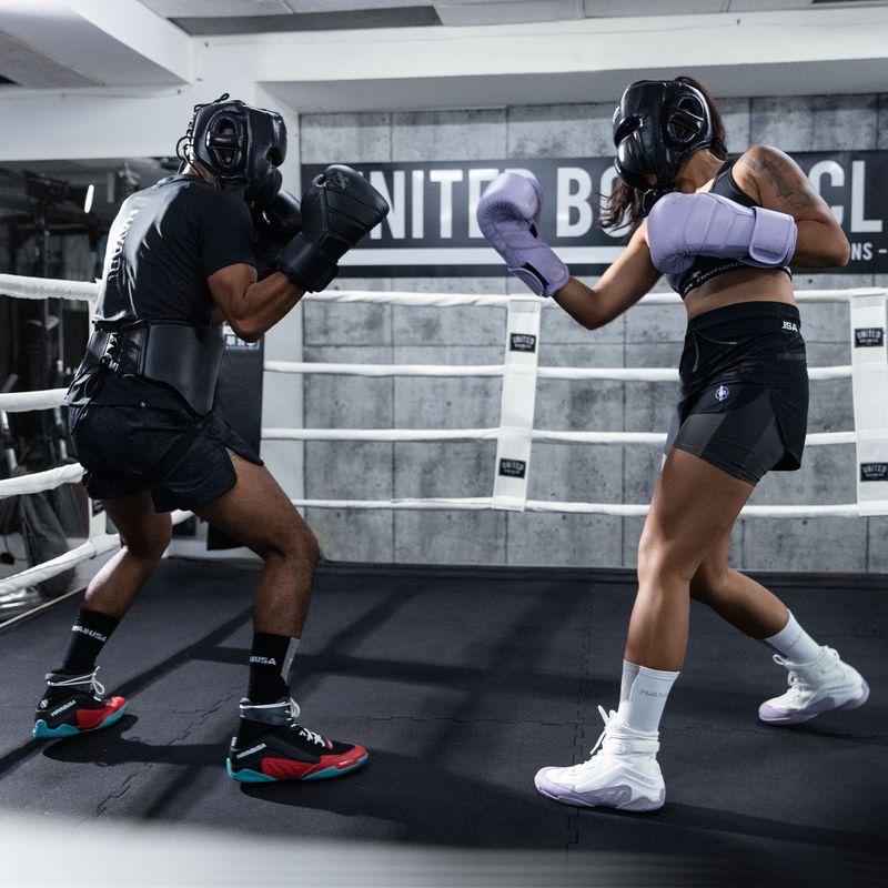 Bokso bateliai Hayabusa Talon Boxing white/lavender 9