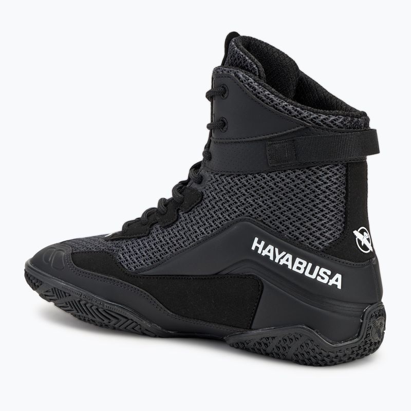 Hayabusa Talon Boxing vyriški bokso bateliai juodi 3