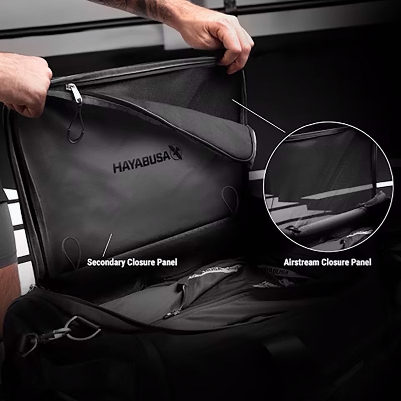 Treniruočių krepšys Hayabusa Airstream Athletic Duffle Bag 50 l black 4