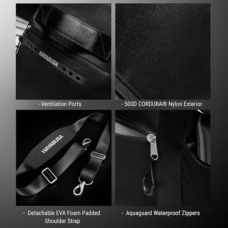 Treniruočių krepšys Hayabusa Airstream Athletic Duffle Bag 50 l black 6
