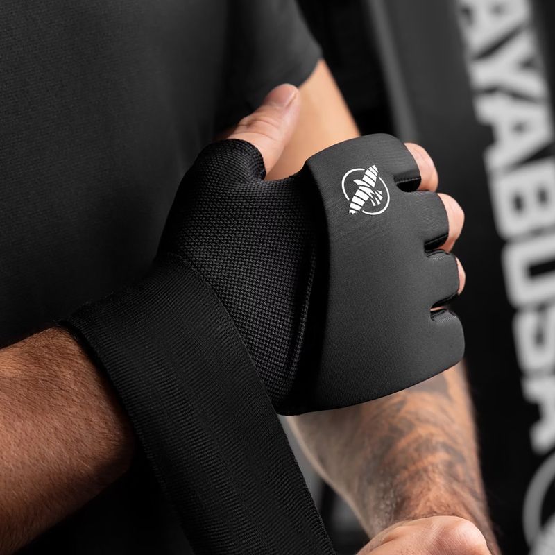 Graplingo pirštinės Hayabusa Elite Quick Wraps black 4