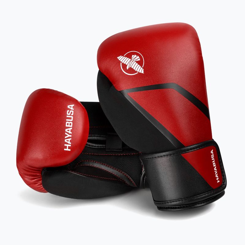 Bokso pirštinės Hayabusa E1 Boxing red/black 7