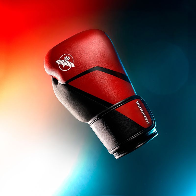 Bokso pirštinės Hayabusa E1 Boxing red/black 11