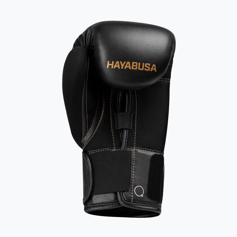 Bokso pirštinės Hayabusa E1 Boxing black/gold 4