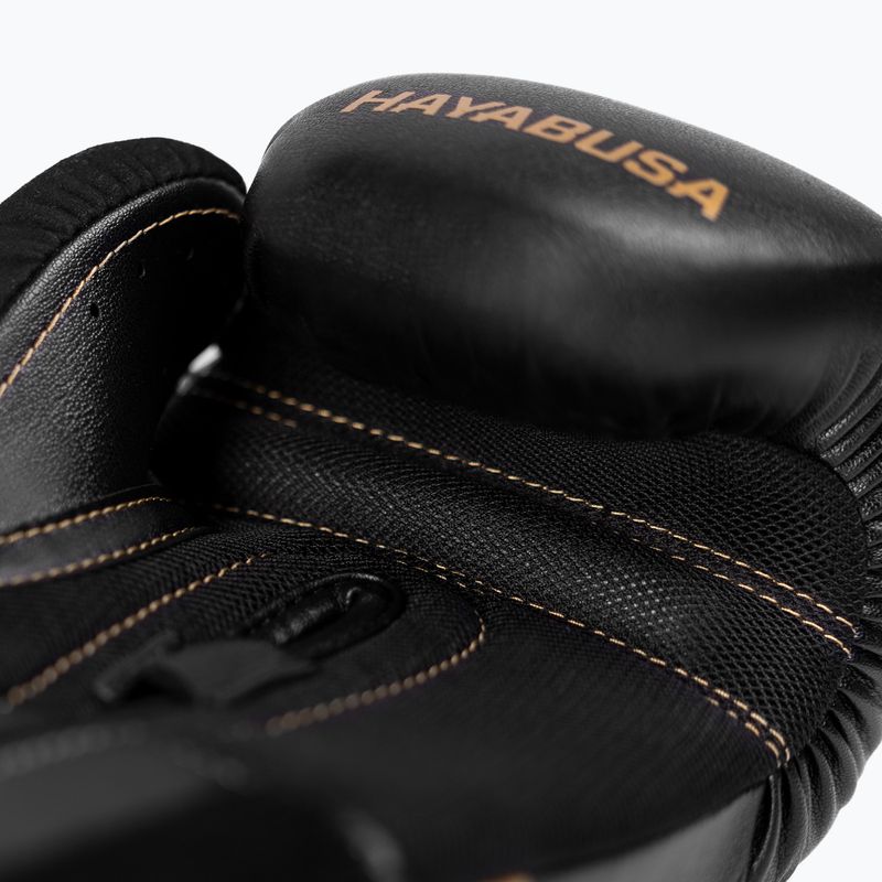 Bokso pirštinės Hayabusa E1 Boxing black/gold 7