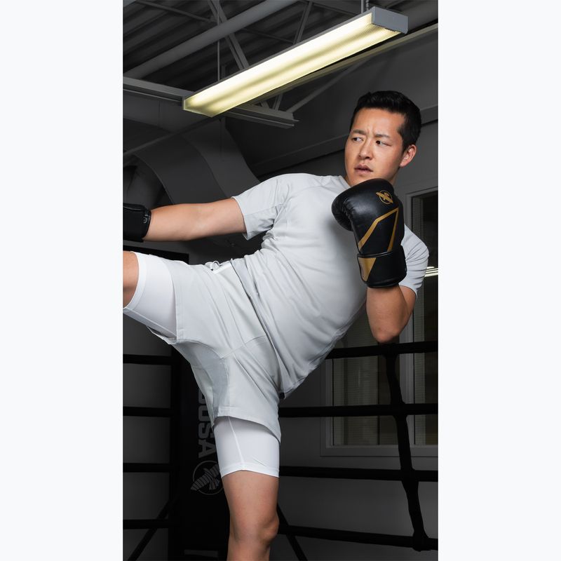 Bokso pirštinės Hayabusa E1 Boxing black/gold 13