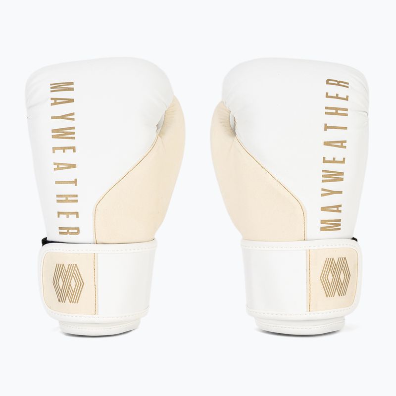 Bokso pirštinės Hayabusa Mayweather Champ white/gold 2