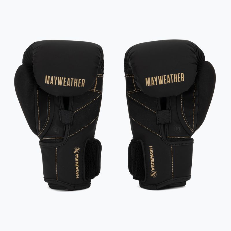 Bokso pirštinės Hayabusa Mayweather Champ black/gold 3