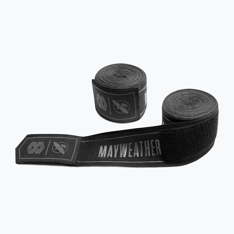 Boksininkų bintai Hayabusa Mayweather Stretch Hand Wraps 450 g black 2