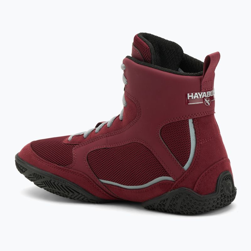 Vyriški bokso batai Hayabusa Pro Boxing garnet/grey 3
