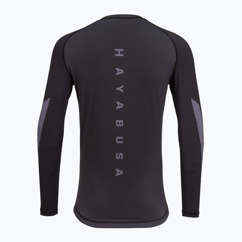 Vyriškas ilgomis rankovėmis rashguardas Hayabusa Core Rash Guard black 2