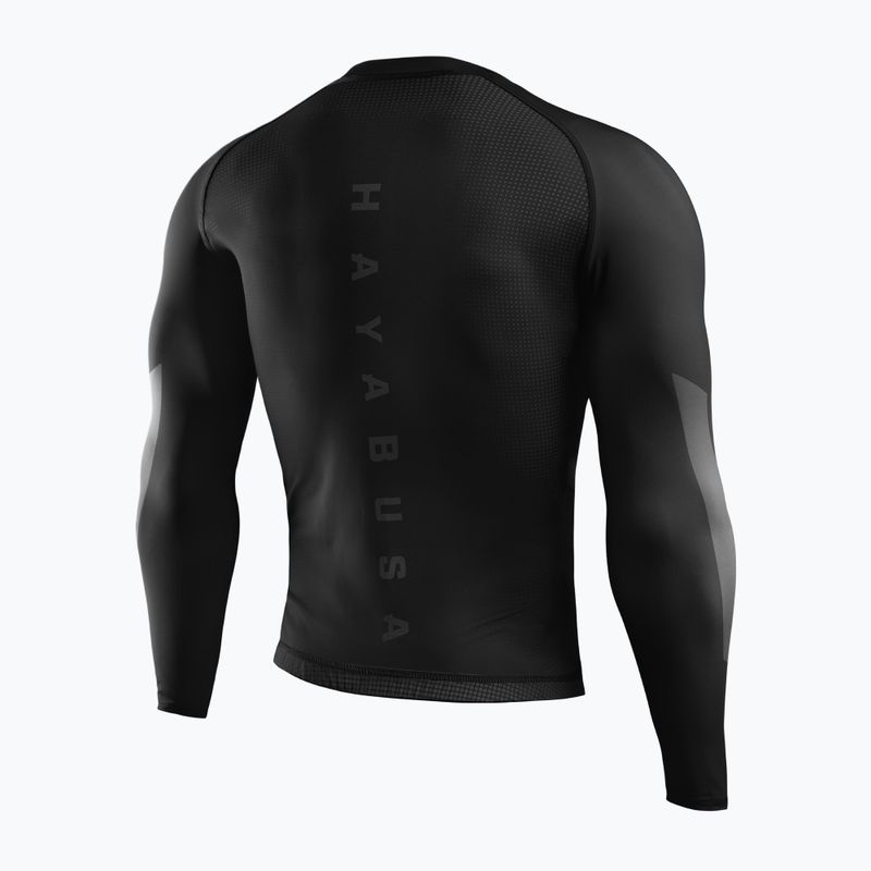 Vyriškas ilgomis rankovėmis rashguardas Hayabusa Core Rash Guard black 2