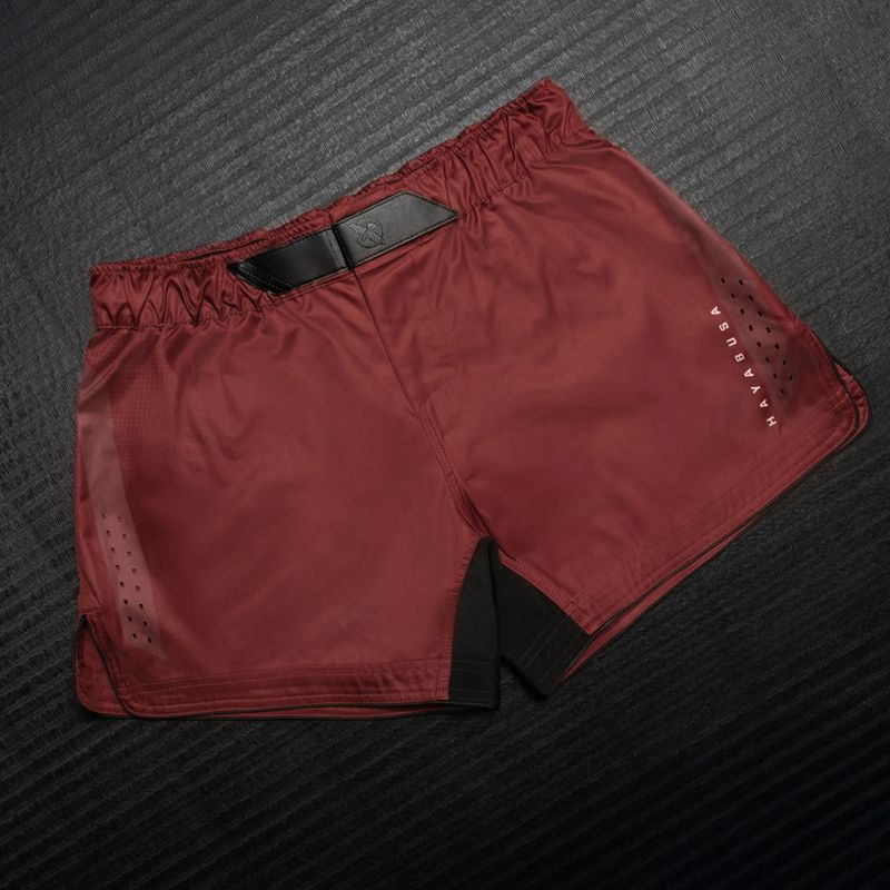 Vyriški treniruočių šortai Hayabusa Core Fight Mid red 3