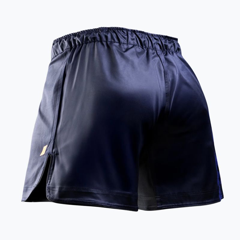 Vyriški treniruočių šortai Hayabusa Apex Fight Mid navy/orange 2