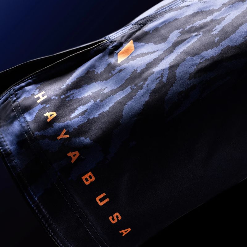 Vyriški treniruočių šortai Hayabusa Apex Fight Mid navy/orange 7