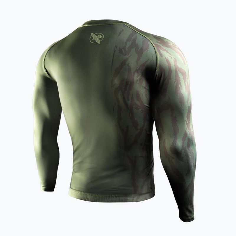 Vyriškas ilgomis rankovėmis rashguardas Hayabusa Apex Rash Guard green 2