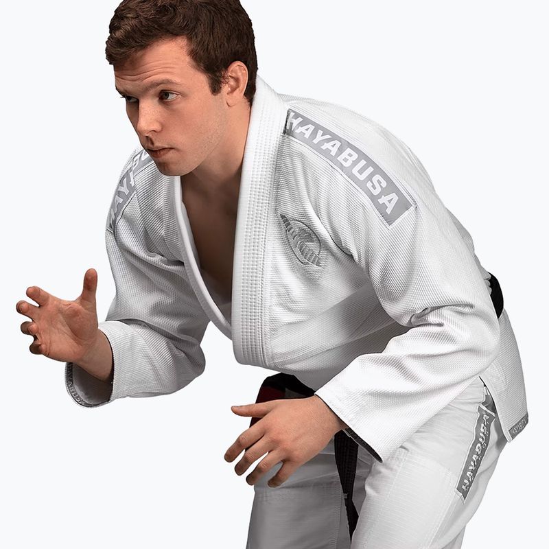 Brazilų džiudžitsu GI Hayabusa Lightweight white 7