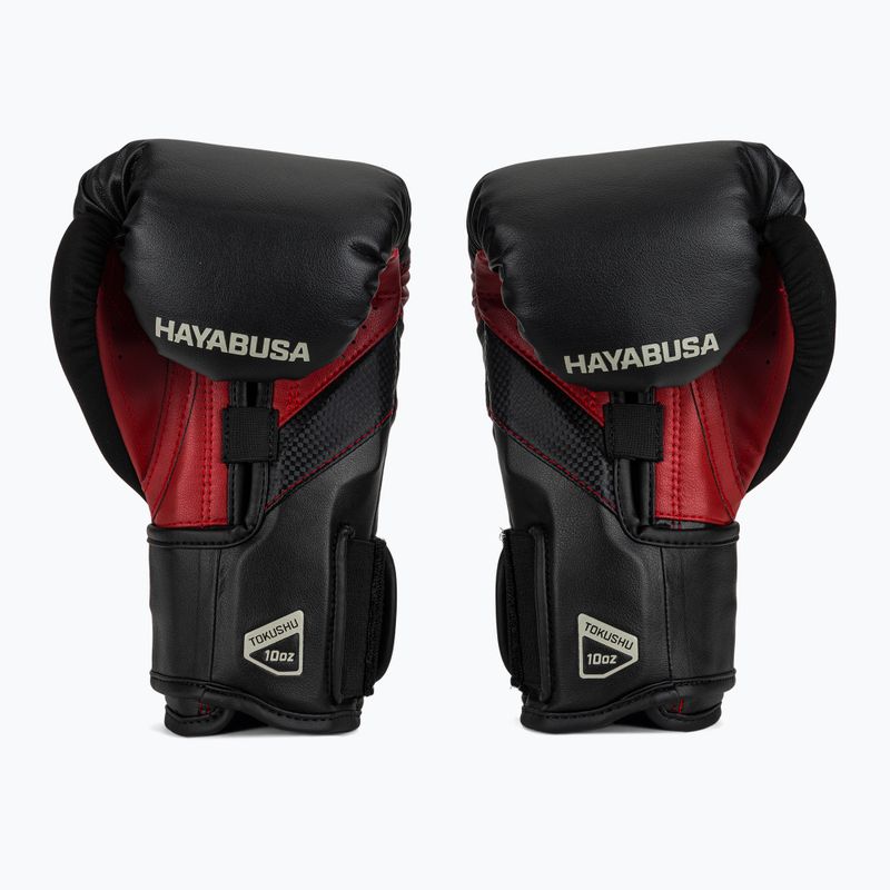 Bokso pirštinės Hayabusa T3 black/red 3
