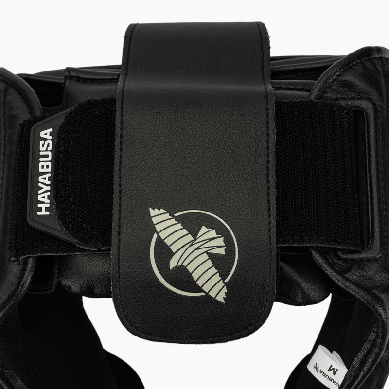 Hayabusa T3 Headgear bokso šalmas juodas/raudonas 5