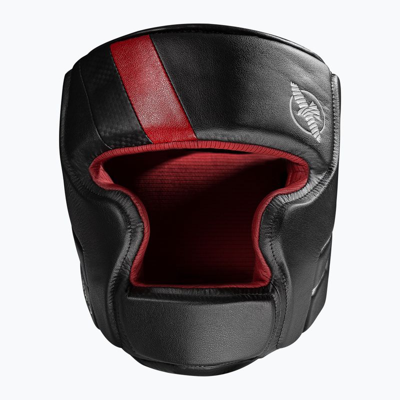 Hayabusa T3 Headgear bokso šalmas juodas/raudonas 3