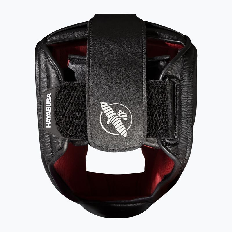 Hayabusa T3 Headgear bokso šalmas juodas/raudonas 4