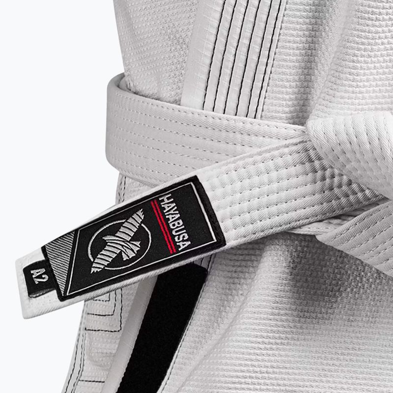 Brazilų jiu-jitsu diržas Hayabusa Jiu Jitsu white 3