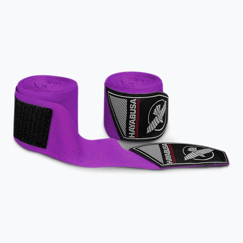 Bokso tvarsčiai Hayabusa Perfect Stretch Handwraps 450 cm purple 2