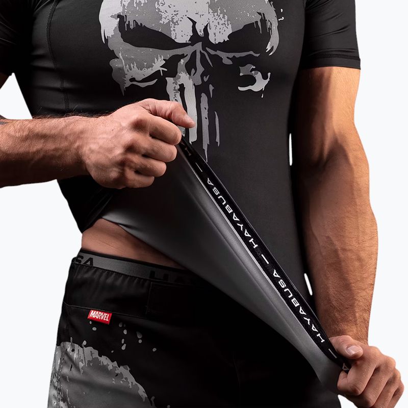 Vyriški rashguard marškinėliai Hayabusa Marvel The Punisher Rashguard Shortsleeve black 3