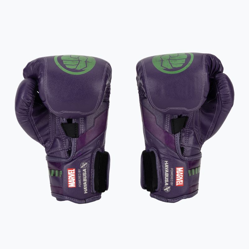 Bokso pirštinės Hayabusa Marvel's Hulk purple/green 3