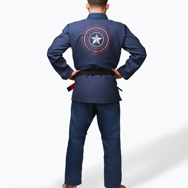 GI braziliškam džiudžitsu Hayabusa Marvel's Captain America blue 2