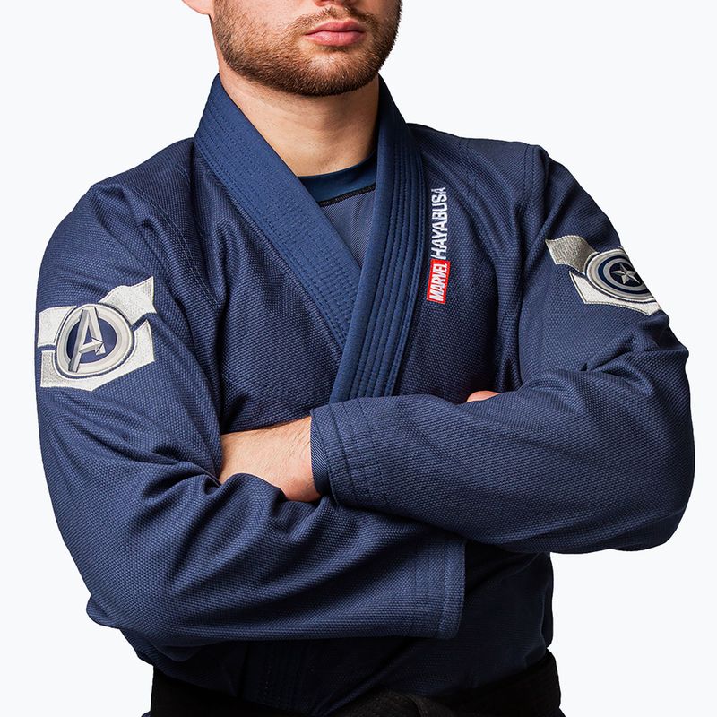 GI braziliškam džiudžitsu Hayabusa Marvel's Captain America blue 4