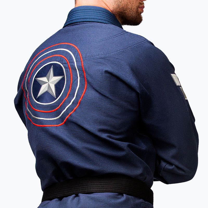 GI braziliškam džiudžitsu Hayabusa Marvel's Captain America blue 5