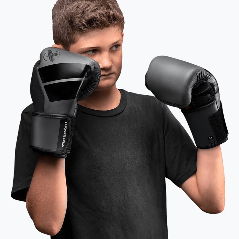 Vaikiškos bokso pirštinėsHayabusa S4 Youth charcoal 4